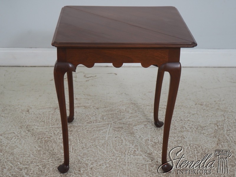 72812: BIGGS Mahogany Gate Leg Corner Table gallery