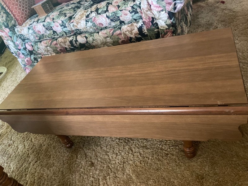 Young Republic Tell City Chair Co coffee table and end table set