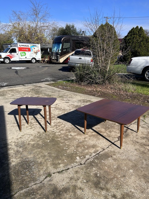 Swedish Mid-Century Modern Square Teak Coffee Table By DUX