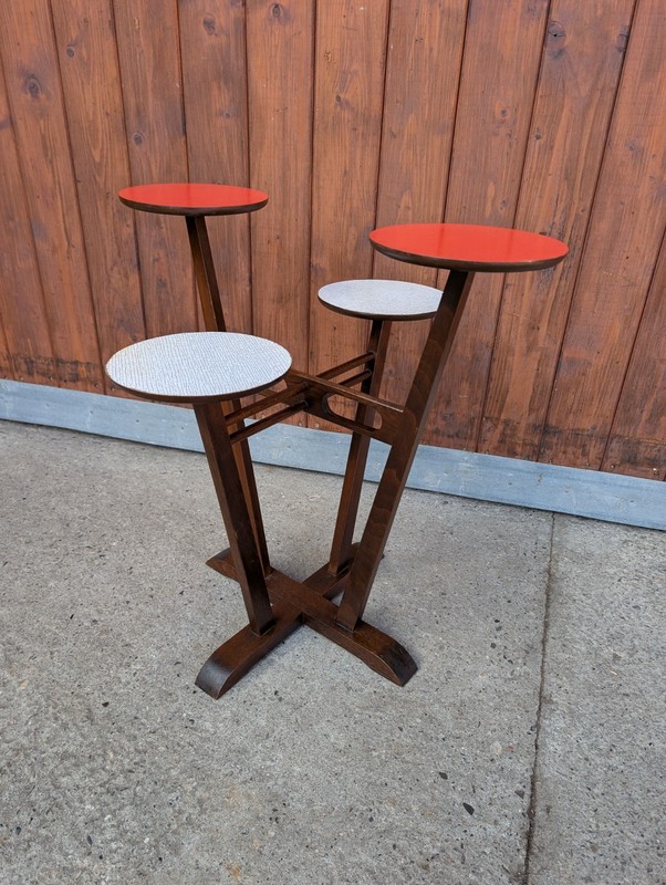 50s Vintage Flower Table 50er Blumentisch Rockabilly Floral Etagere 3, Original