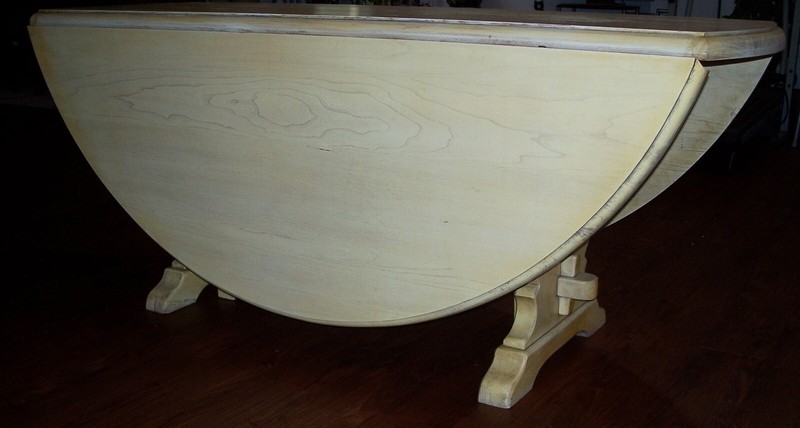 Old Hickory 70" Gateleg Dual Drop Leaf Dining Room Table w/Heart Shaped Cutouts gallery