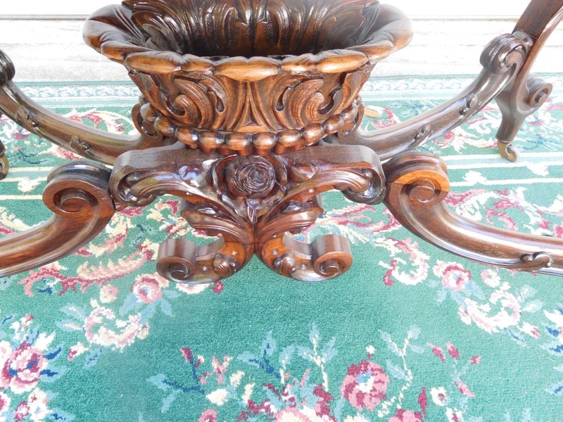 SUPERIOR VICTORIAN J & JW MEEKS ROSEWOOD DRESSING TABLE gallery