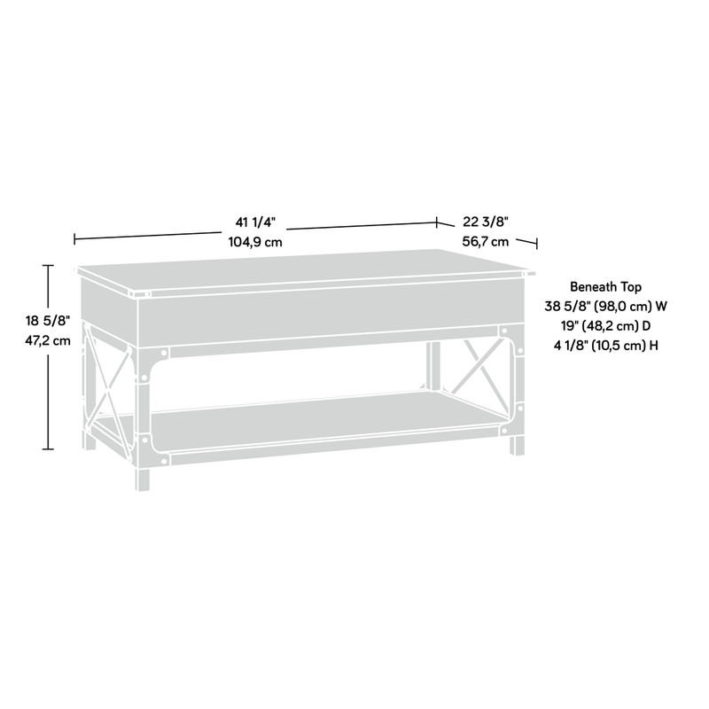 Industrial Lift Top Coffee Table, Belen Kox gallery