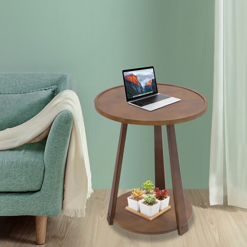 50x60cm Round Side Table, Side Table for Small Spaces, Modern Couch End Table gallery