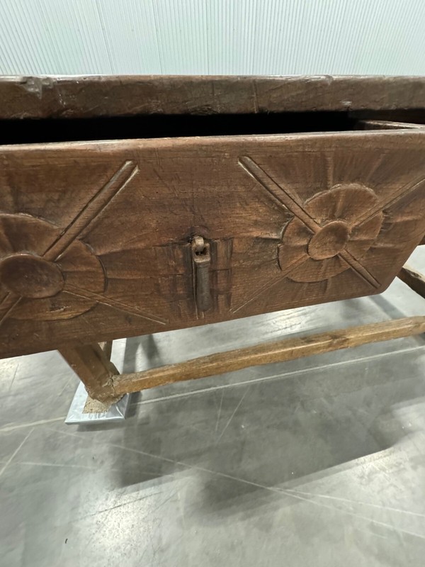 Antique Refectory Table Spanish Circa 1650 gallery