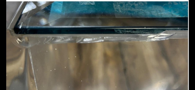 Les Prismatiques Acrylic Coffee Table Base with Glass Top gallery