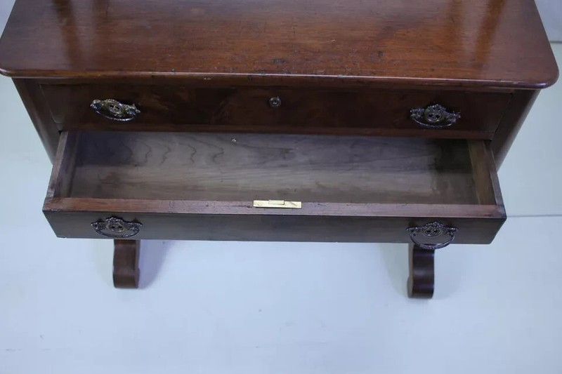 19th Century Victorian Cabinet With Shelves and Compartmentalized Drawers gallery