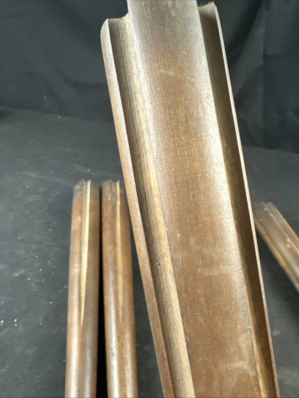 Vintage Post Century Modern Table Legs 14” Wood Set Of 4 1970s gallery