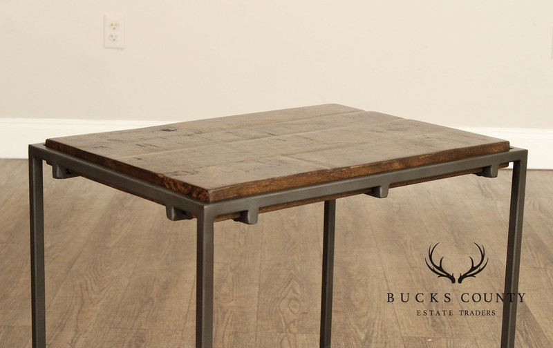 Industrial Style 'Simien' Iron End Table gallery