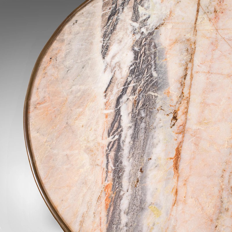 Antique Lounge Side Table, Italian, Marble, Wine, Occasional, Victorian, C.1900 gallery
