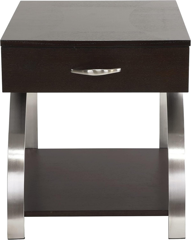 Stylish Two-Tone Clyde End Table for Modern Living Spaces gallery