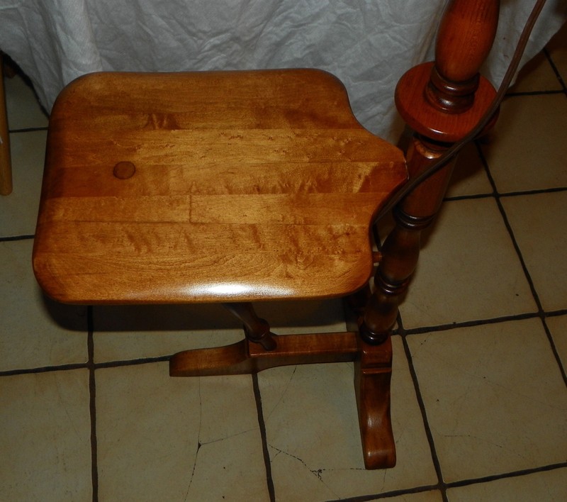 Mid Century Birdseye Maple Lamp Table (RP-T388) gallery