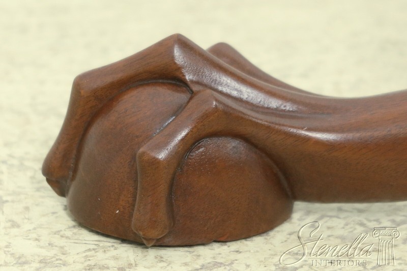 L54705EC: Bench Made Chippendale Ball & Claw Mahogany Tilt Top Table gallery