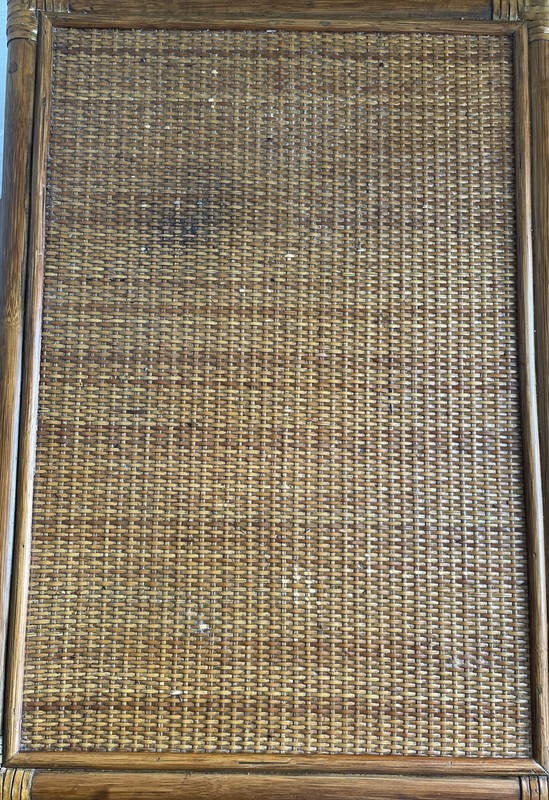 Leaders Coastal Boho Bamboo Rattan with Magazine Book Shelf French Country Table gallery