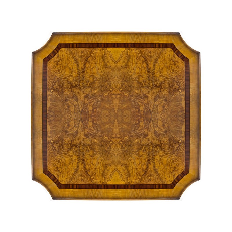 Square Ash wood Coffee table with twist legs, lower shelf, all solid wood gallery
