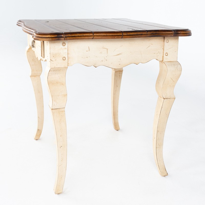 Century Furniture Contemporary Rustic Cream Side End Table gallery