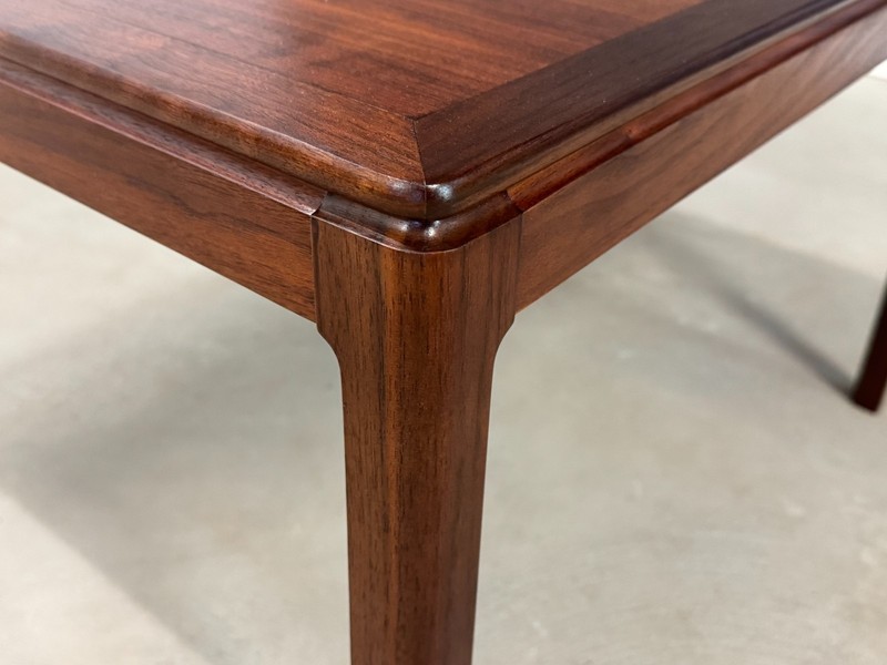Refinished Walnut Square Coffee Table By Folke Ohlsson for DUX gallery