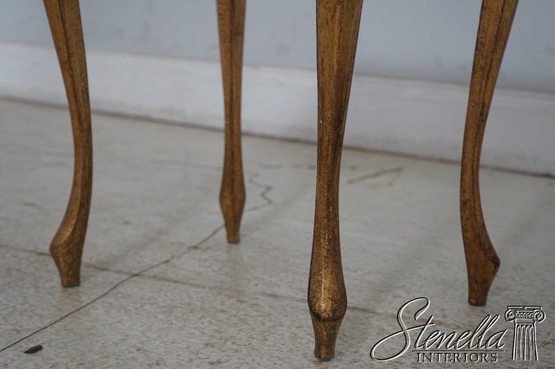L65874EC: Italian Venetian Paint Decorated Stacking Nest Tables gallery