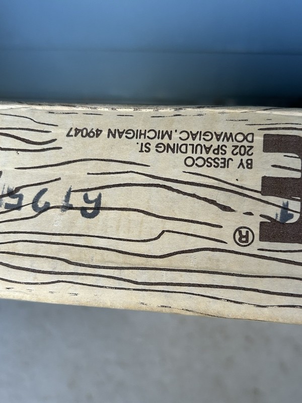 NOS Vintage Spacemates Affordable Furniture Oak Rolling Typerwriter Table SEALED gallery
