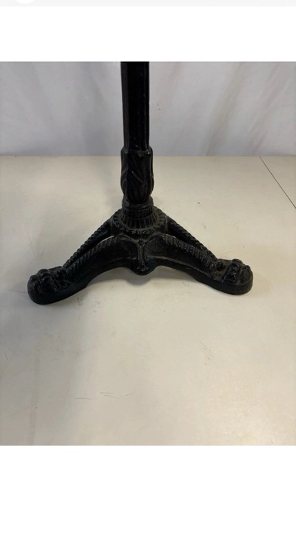 Late 20th Century Victorian Style Marble Top Bistro Table gallery