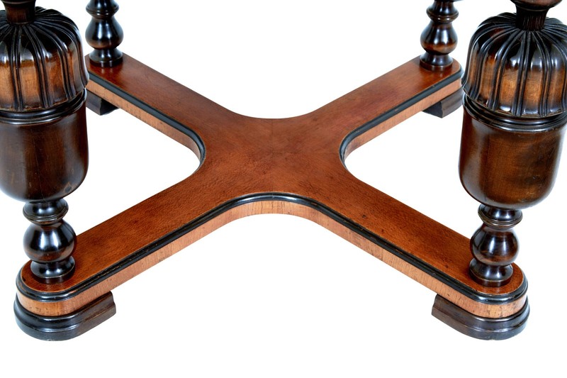 ART DECO BIRCH AND ELM CIRCULAR COFFEE TABLE gallery