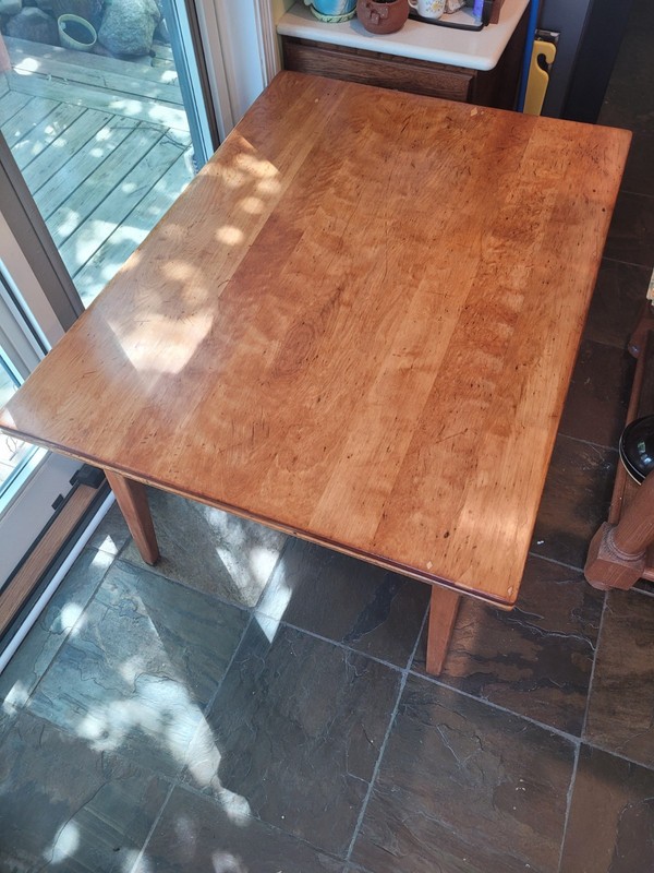Restored Cushman Colonial Creation Extending Table, Birch, Cir.1940s gallery