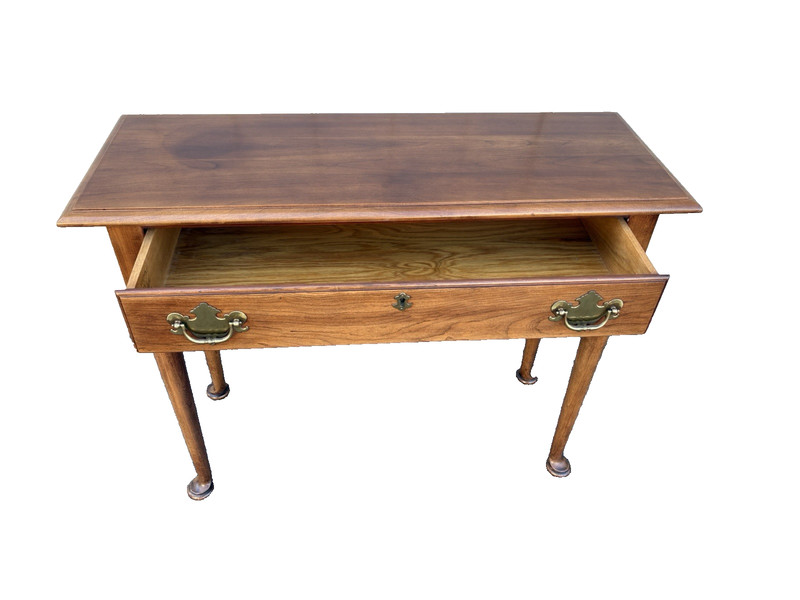 67081 STATTON Solid Cherry Console Sofa Table Stand with Drawer gallery
