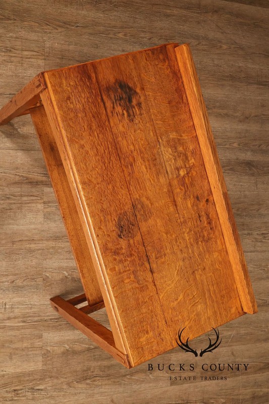 Antique Limbert Arts And Crafts Quarter Sawn Oak Server or Console Table gallery