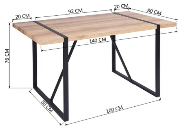 Mid-Century Modern Wooden 5-Piece Dining Table Set gallery