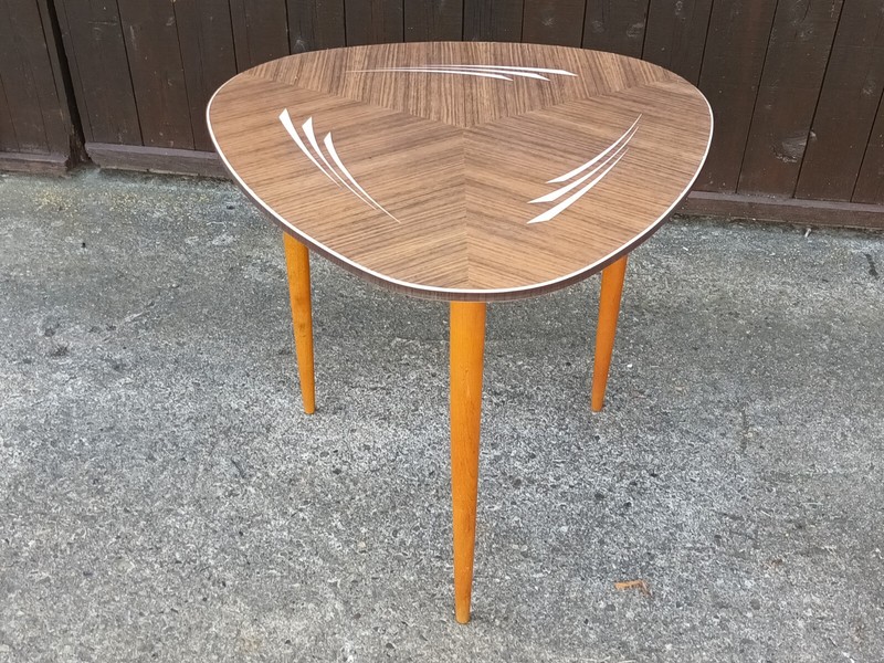 50s Table Vintage Kidney Table Coffee Table Rockabilly Retro Coffee Table 50s 1