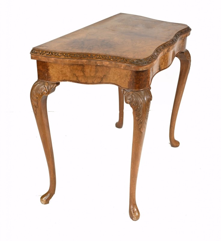 Antique Games Table by Epstein and Co - Walnut Card Tables gallery