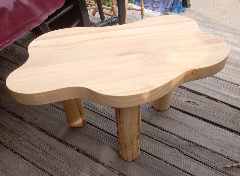 Pine Live Edge Coffee Table (CT-433)