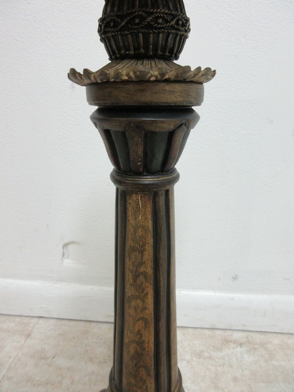 John Richard French Regency pedestal lamp End table Candle Stand gallery