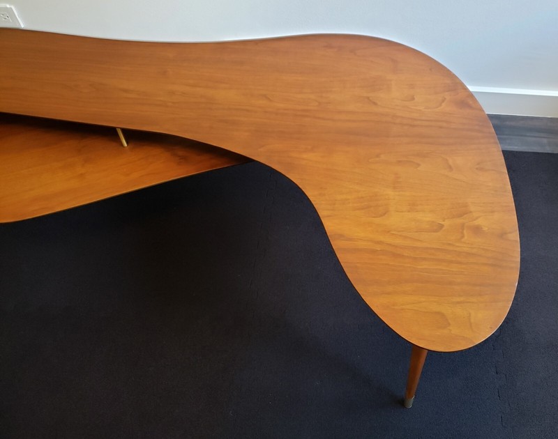 Rare Mid-Century Modern Biomorphic Tiered Coffee Table by James-Philip Co. gallery