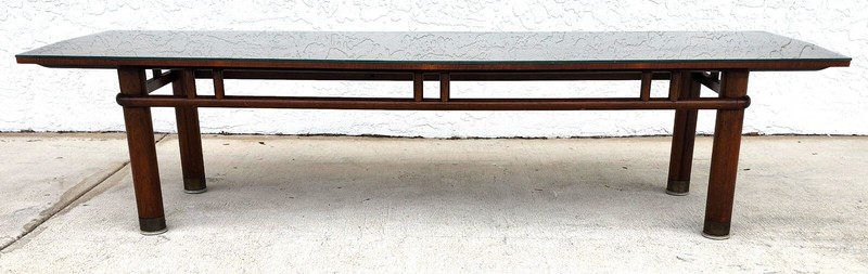 MCM Johnson Hadley Walnut Coffee Table Mad Men Eames Era gallery