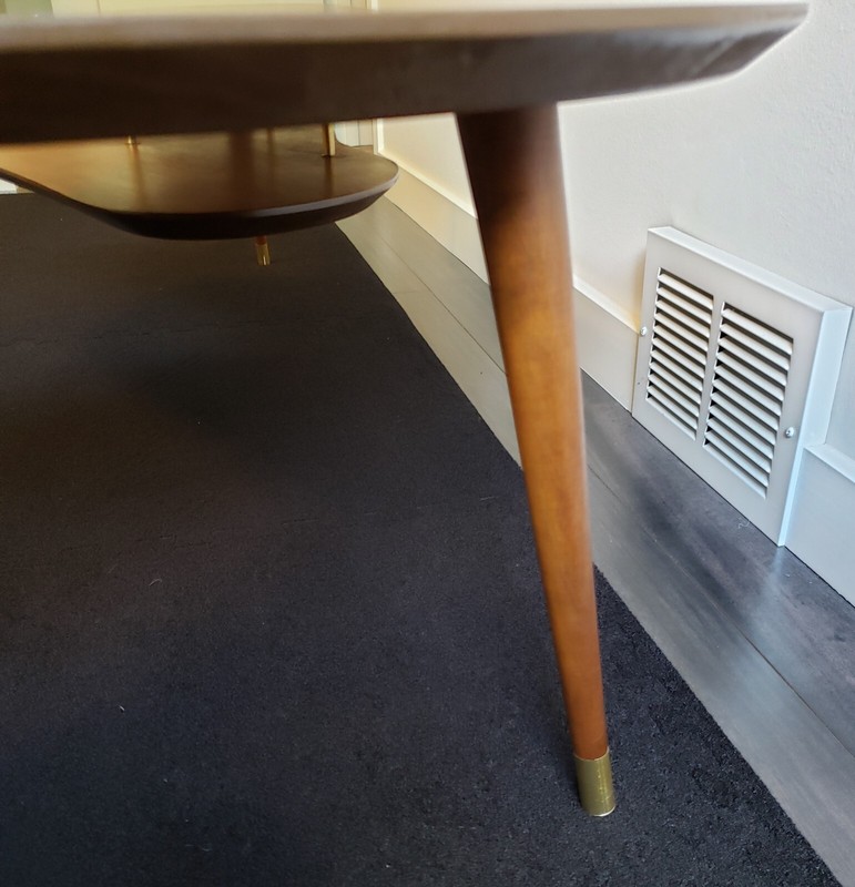 Rare Mid-Century Modern Biomorphic Tiered Coffee Table by James-Philip Co. gallery