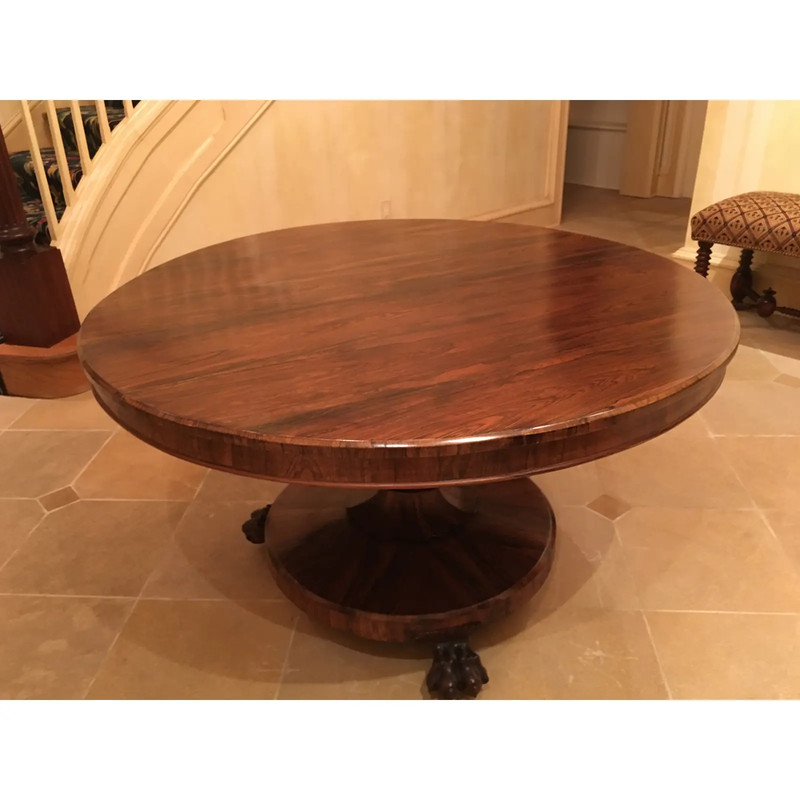 1830s Regency Period Rosewood Tilt Table