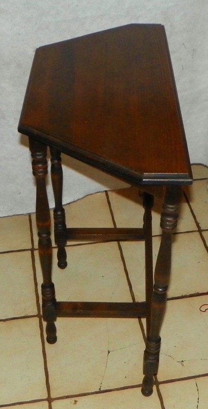 Mahogany Demilune Table / Entry Table (ENT26) gallery