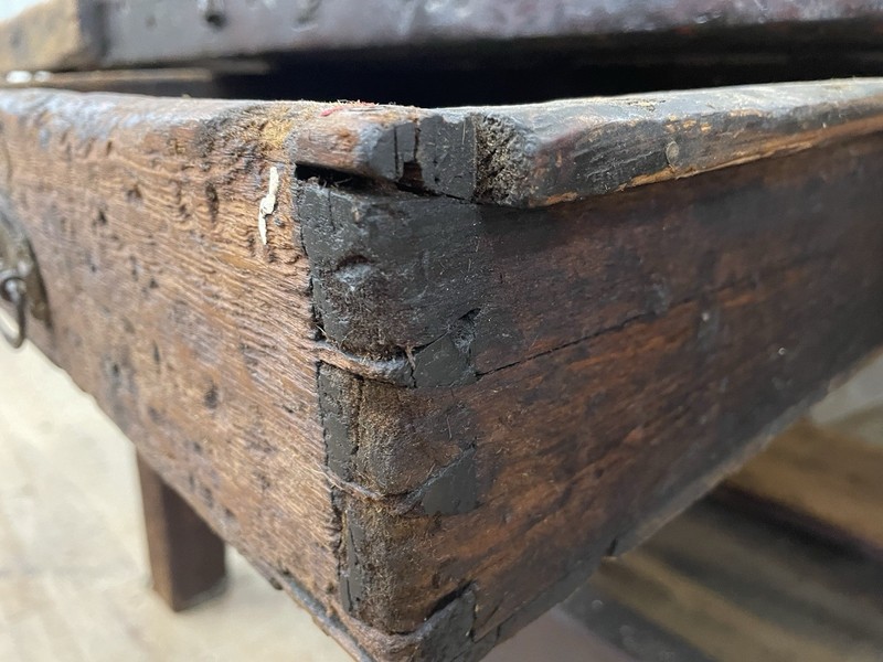 Antique Wood Carvers Workbench Kitchen Island Bar Counter Table gallery