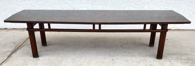 MCM Johnson Hadley Walnut Coffee Table Mad Men Eames Era gallery