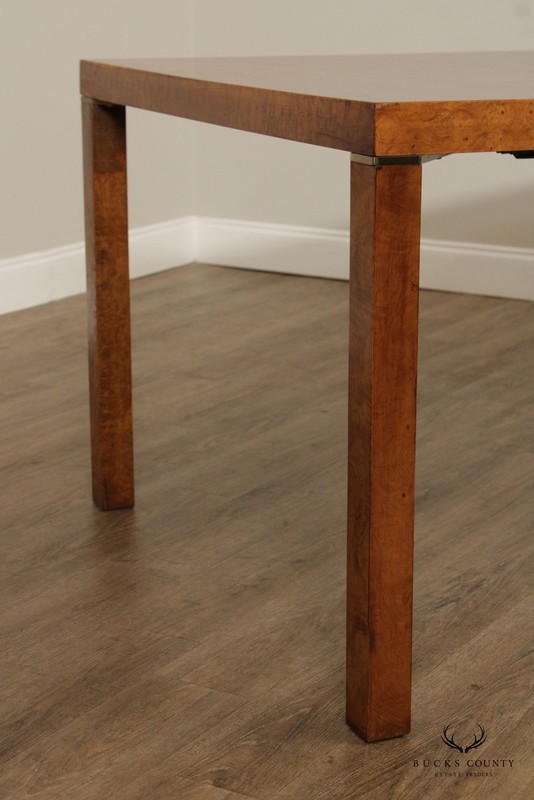 Lane Mid Century Modern Burlwood Expandable Dining Table gallery