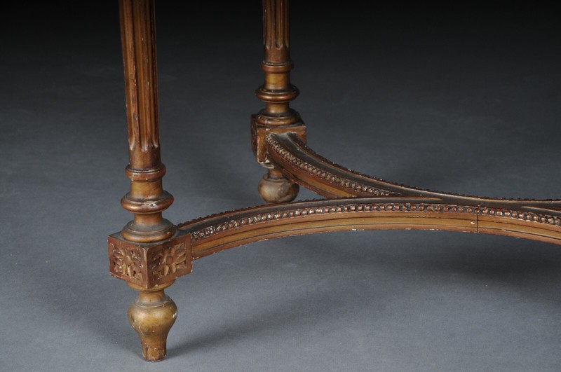 Classic Louis XVI Coffee Table/Side Table, Beech gallery