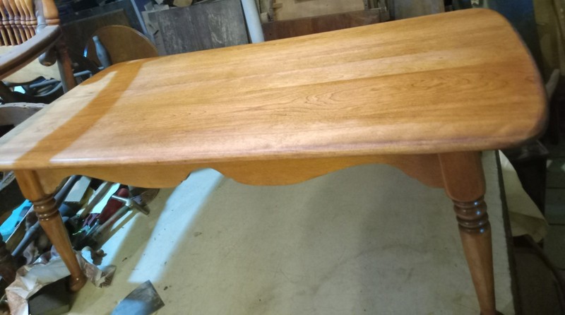 Mid Century Ethan Allen Baumritter Maple Coffee Table (CT448)