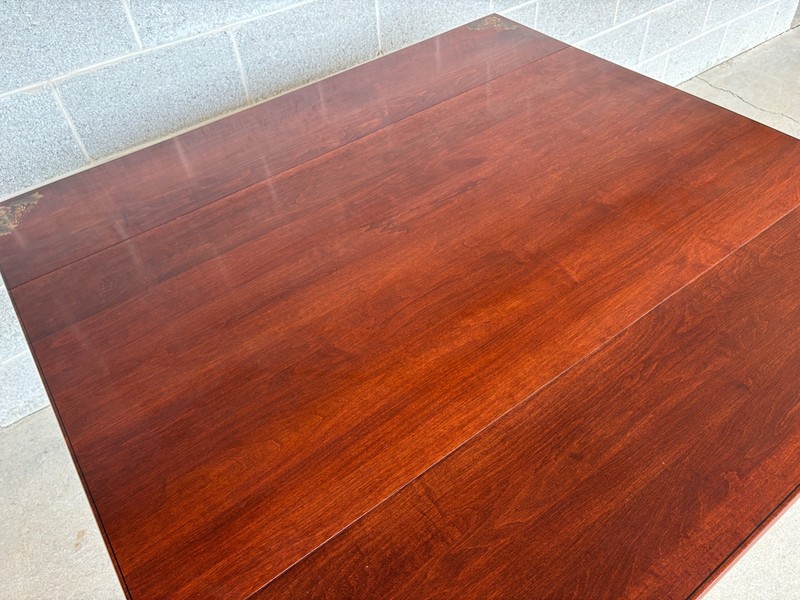 HITCHCOCK RIVERTON FINISH 48" CHERRY DROP LEAF DINING TABLE gallery