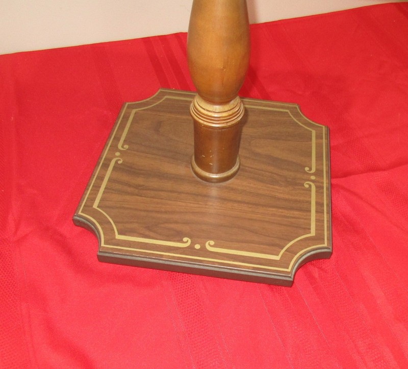 Mid Century Modern faux marble top side table gallery