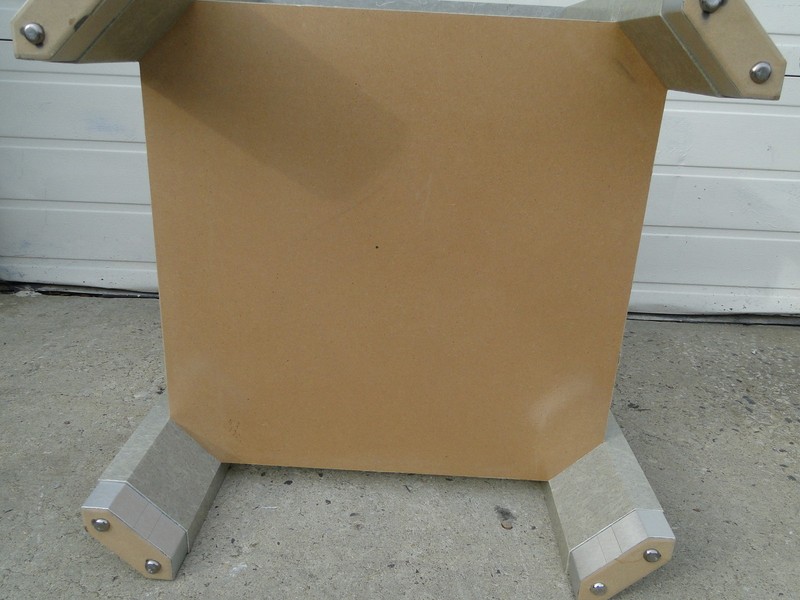 mid century style cube lamp end table night stand gallery