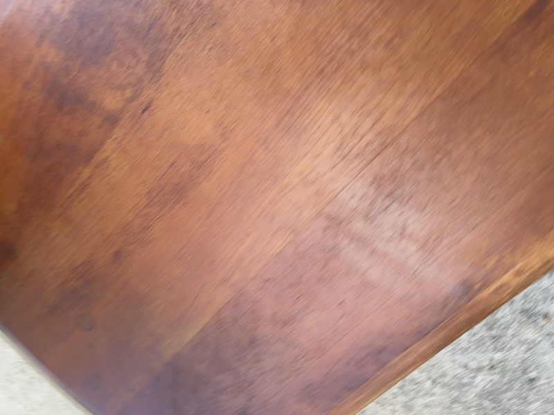 Mid Century American Maple Wooden Pedestal Table 1940's Side End 2 Tier Pedistal gallery