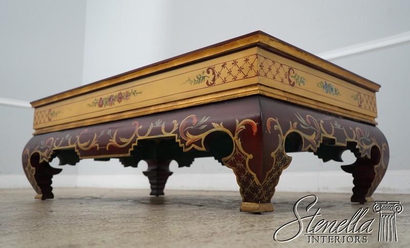 F62306EC: Stunning Hand Paint Decorated Neoclassical Finish Coffee Table gallery