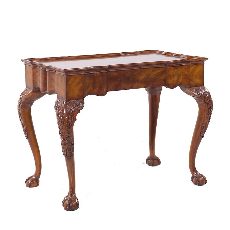 Maitland Smith Ball & Claw Chippendale Mahogany Tea End Table-Free Shipping gallery