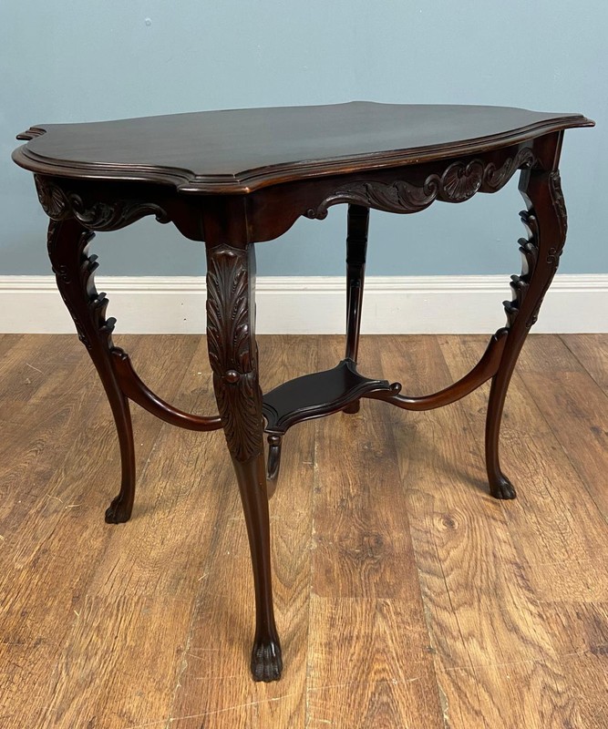 Edwardian Carved Side Table 1910 gallery